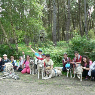 Cani-Randonnée avec des chiens nordiques (Chênehutte, Maine-et-Loire - 49)