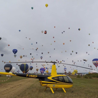 Vol d’initiation en Hélicoptère au-dessus de Nancy (Tomblaine, Meurthe-et-Moselle - 54)