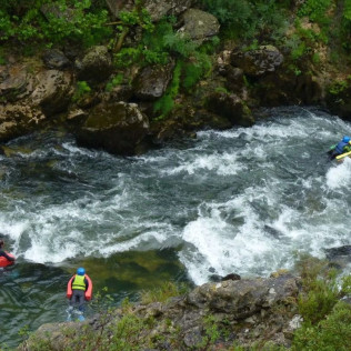 Hydrospeed dans le Massif de Saint-Guilhem-le-Désert (Aniane, Hérault - 34)