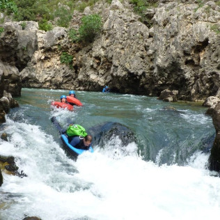 Hydrospeed dans le Massif de Saint-Guilhem-le-Désert (Aniane, Hérault - 34)