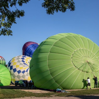 Vol en Montgolfière depuis le Château de Lunéville (Dombasle-sur-Meurthe, Meurthe-et-Moselle - 54)