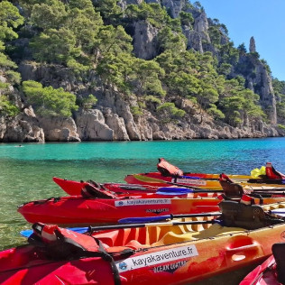Excursion d’une Journée en Kayak au Parc National des Calanques (Cassis, Bouches-du-Rhône- 13)
