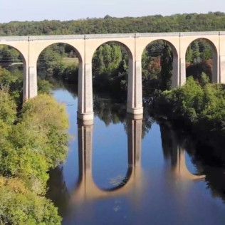 Saut à l'Élastique au Viaduc de l'Auzon ou Viaduc du Blanc (Indre - 36)