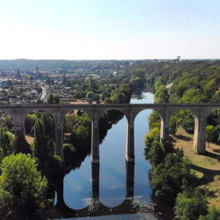 Saut à l'Élastique au Viaduc de l'Auzon ou Viaduc du Blanc (Indre - 36)