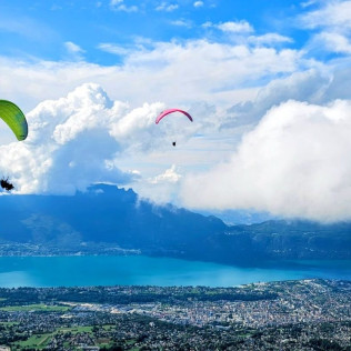 Baptême de l’Air “Découverte” en Parapente autour d’Aix-les-Bains (Savoie- 73)