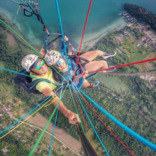 Baptême de l’Air “Découverte” en Parapente autour d’Aix-les-Bains (Savoie- 73)
