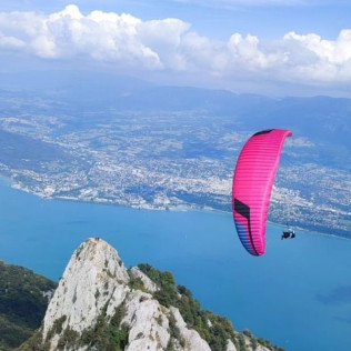 Baptême de l’Air “Découverte” en Parapente autour d’Aix-les-Bains (Savoie- 73)