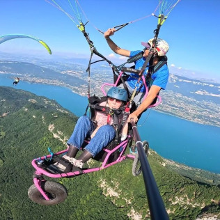 Baptême de l’Air “Découverte” en Parapente autour d’Aix-les-Bains (Savoie- 73)