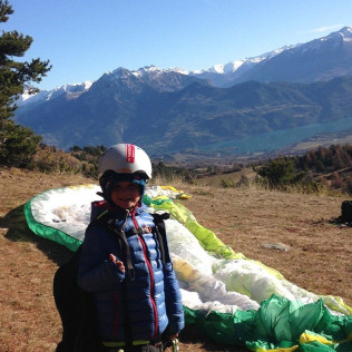 Baptême de Parapente au-dessus du Lac de Serre-Ponçon (Chorges, Hautes-Alpes - 05)