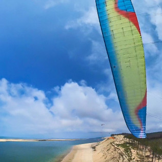 Vol en Parapente de 30min avec Vidéo 360° sur la Dune du Pilat (La-Teste-de-Buch, Gironde - 33)