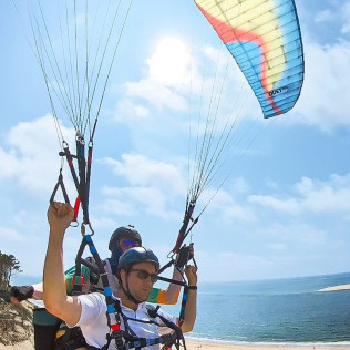 Vol en Parapente de 30min avec Vidéo 360° sur la Dune du Pilat (La-Teste-de-Buch, Gironde - 33)