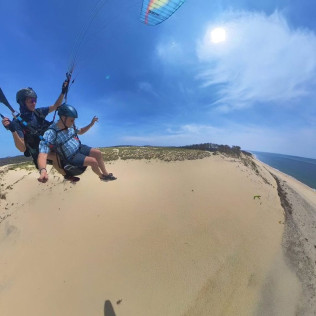 Vol en Parapente de 10min avec Vidéo 360° sur la Dune du Pyla (La-Teste-de-Buch, Gironde - 33)