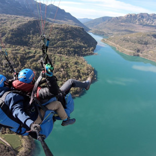 Vol en parapente avec vidéo (Huesca, Espagne)