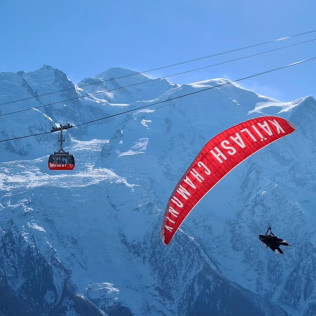 Vol Sensation XL en Parapente avec Initiation au Pilotage et Acrobatie (Chamonix-Mont-Blanc, Haute-Savoie - 74)
