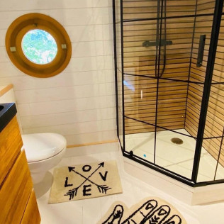 Séjour de 2 nuits en Lodge Merlin avec Bain Nordique Privatif au Jardin Zen du Quistillic (Guerlédan, Côtes-d'Armor - 22)