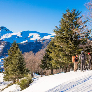 Randonnée Grande Évasion en Raquettes à Neige (Laveissière, Cantal - 15)