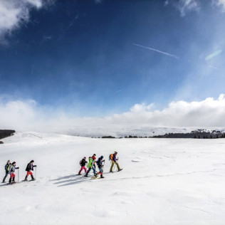 Randonnée Détente du Matin en Raquettes à Neige (Laveissière, Cantal - 15)