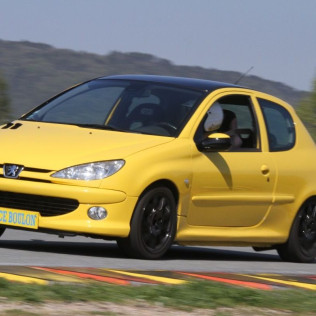 Pilotage de la Peugeot 206 S 16 sur Circuit avec JB Emeric (Alès, Gard - 30)