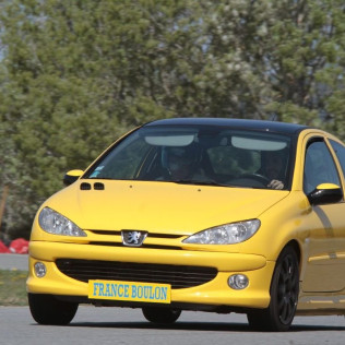 Pilotage de la Peugeot 206 S 16 sur Circuit avec JB Emeric (Alès, Gard - 30)