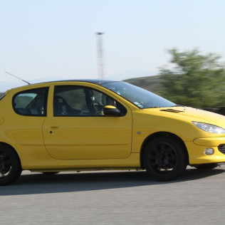 Pilotage de la Peugeot 206 S 16 sur Circuit avec JB Emeric (Alès, Gard - 30)