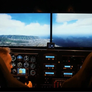 Simulateur Avion pour deux (Piton Saint-Leu, La Réunion - 974)