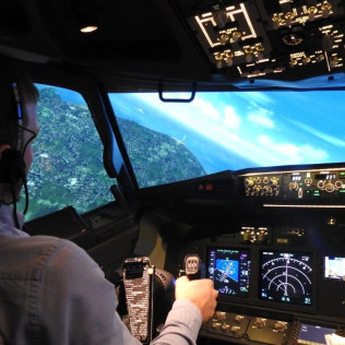 Amerrissage sur L’Hudson dans un Simulateur de Vol à l’aéroport de Pontoise (Boissy l’Aillerie, Ile-de-France - 95)