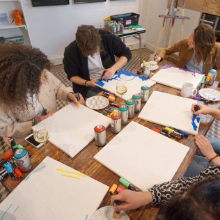 Atelier Street-Art sur Toile avec Graffiti Paris (Paris - 75)