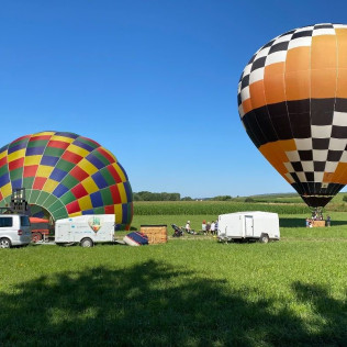 Vol Découverte en Montgolfière en Alsace (Schoenenbourg, Bas-Rhin - 67)