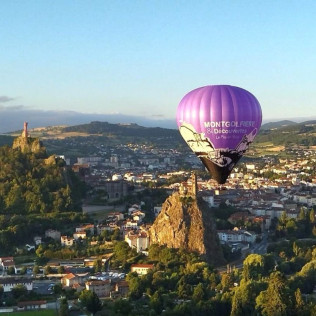 Vol en Montgolfière avec Champagne (Le Puy en Velay, Haute-Loire - 43)