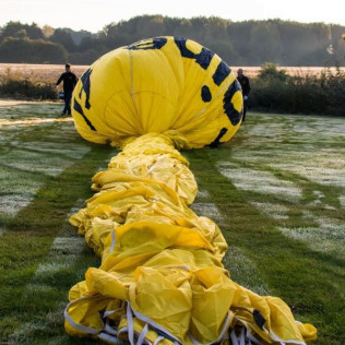 Vol en Montgolfière au dessus de la Sarthe (Tours, Indre-et-Loire - 37)