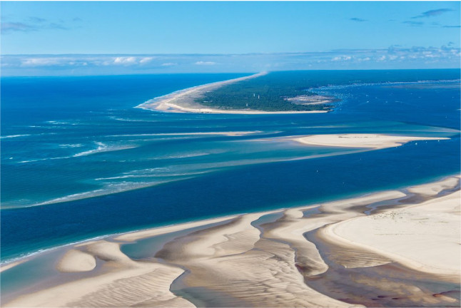 Survol du Bassin d'Arcachon (Gironde - 33)
