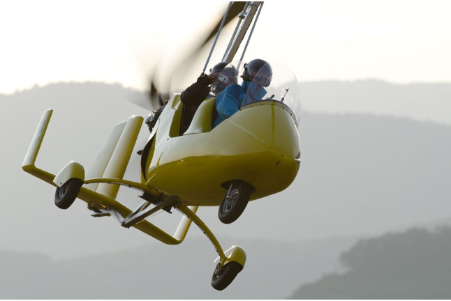 Baptême de l'air en ULM Autogire (Issenheim, Haut-Rhin - 68)