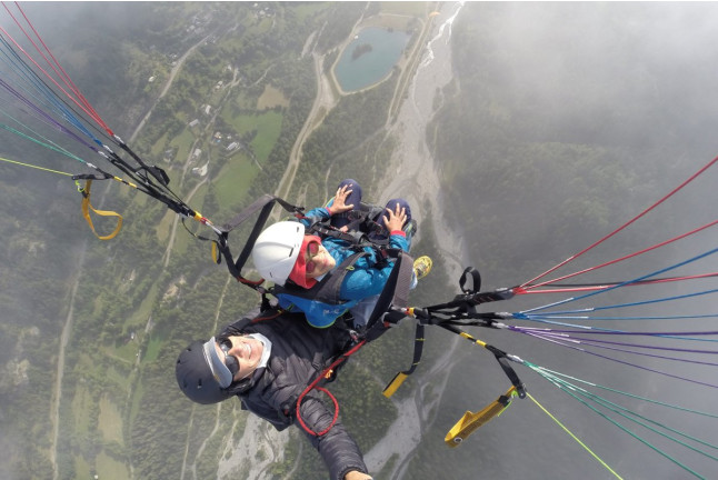 Baptême de l'Air en Parapente Vol Découverte Hiver (Orcières-Merlette, Hautes-Alpes - 05)