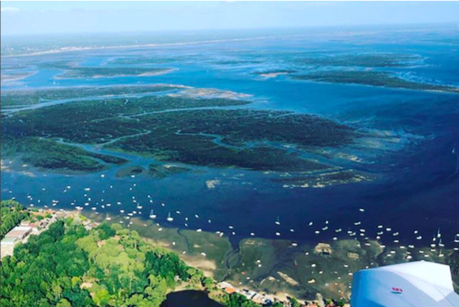 Survol du Bassin d'Arcachon (Gironde - 33)