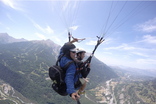 Baptême en Parapente Hiver avec Promenade (Orcières-Merlette, Hautes-Alpes - 05)