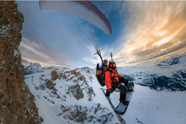 Baptême de Parapente dans les Trois Vallées (Courchevel, Savoie - 73)