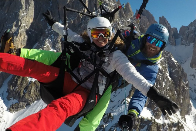 Baptême de Parapente dans les Trois Vallées (Courchevel, Savoie - 73)
