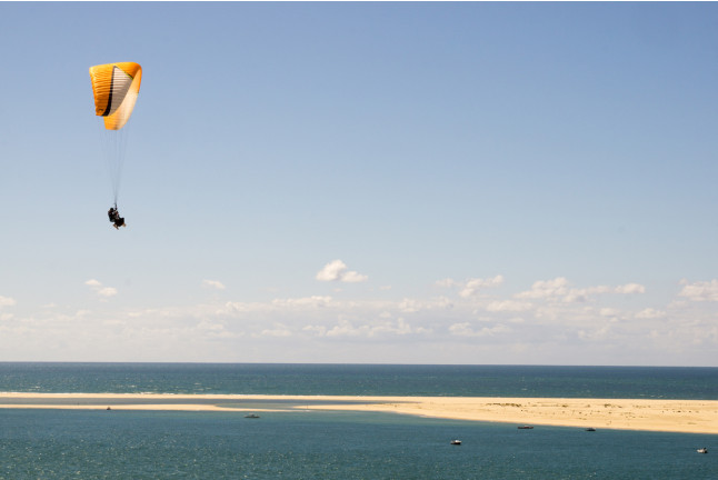 Vol en Parapente Premium et Initiation au Pilotage avec Photo et Vidéo (Dune du Pilat, Gironde - 33)