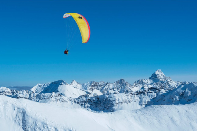 Baptême de Parapente dans les Trois Vallées (Courchevel, Savoie - 73)