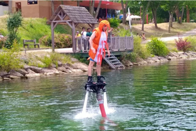 Session de Flyboard (Cergy-Pontoise, Île-de-France - 95)