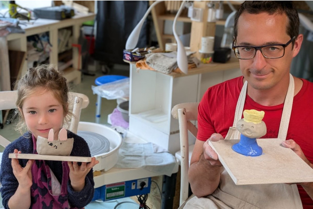 Atelier de Modelage Parent-Enfant au Studio Terre et Bien-être (Concarneau, Finistère - 29)