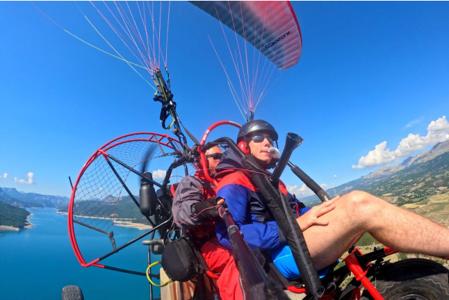 Vol Découverte en Paramoteur (Tallard, Hautes-Alpes - 05) - Enfant de 6 à 12 ans 