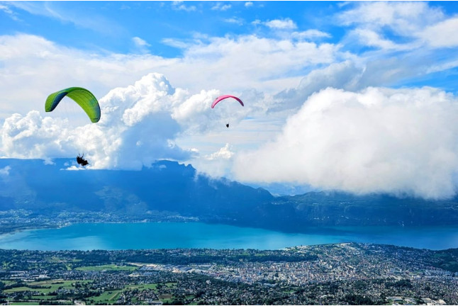 Baptême de l’Air “Sensation” en Parapente autour d’Aix-les-Bains (Savoie- 73)