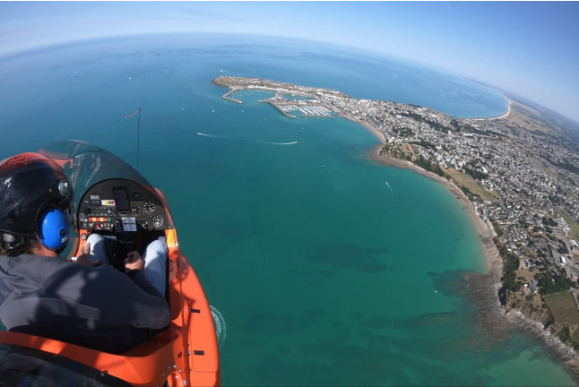 Baptême de l’Air en ULM au dessus de Granville - Le Sillage des Pêcheurs (Bréville-sur-Mer, La Manche - 50)