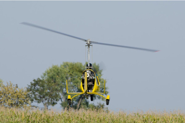 Baptême de l'air en ULM Autogire (Issenheim, Haut-Rhin - 68)
