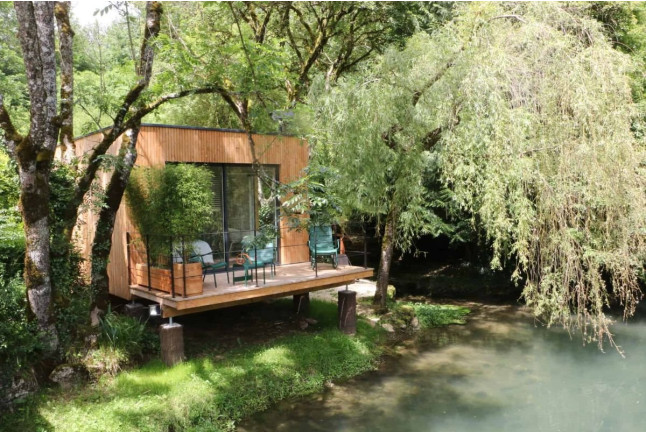 Séjour Insolite : 2 Nuits en Cabane dans les Arbres avec Accès au Bain Nordique au Domaine Pont Roche & Spa (Frénois, Bourgogne - 21)