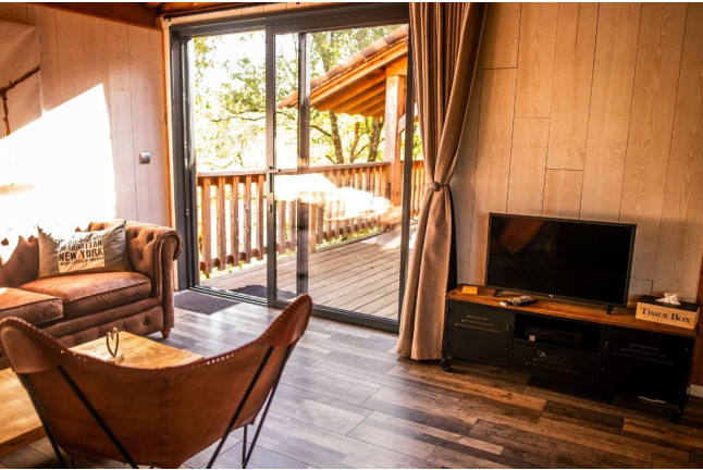 Séjour en Logement Insolite : Nuit en Cabane dans les Arbres avec Petit-déjeuner et Spa Privatif au domaine Cœur de Bull (Occitanie - 81)