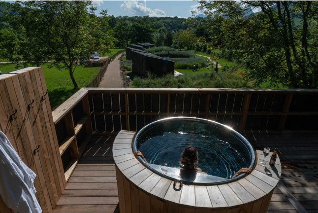 Séjour de 2 Nuits en Kbane Hapa avec Bain Nordique chez Kokoni K-Banes Posées (Arette, Pyrénées-Atlantiques - 64)