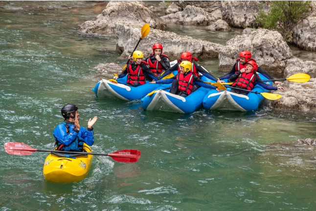Canoë-Kayak dans les Gorges du Verdon - Parcours “Var Aventure” (Castellane, Alpes-de-Haute-Provence - 04)