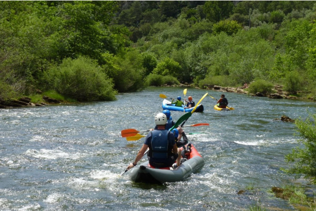 Canoë-Raft dans le Massif de Saint-Guilhem-le-Désert (Aniane, Hérault - 34)